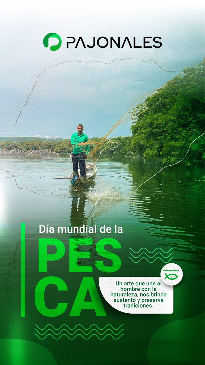 Pasión, tradición y sustento, hoy conmemoramos el Día Mundial de la Pesca 🐟