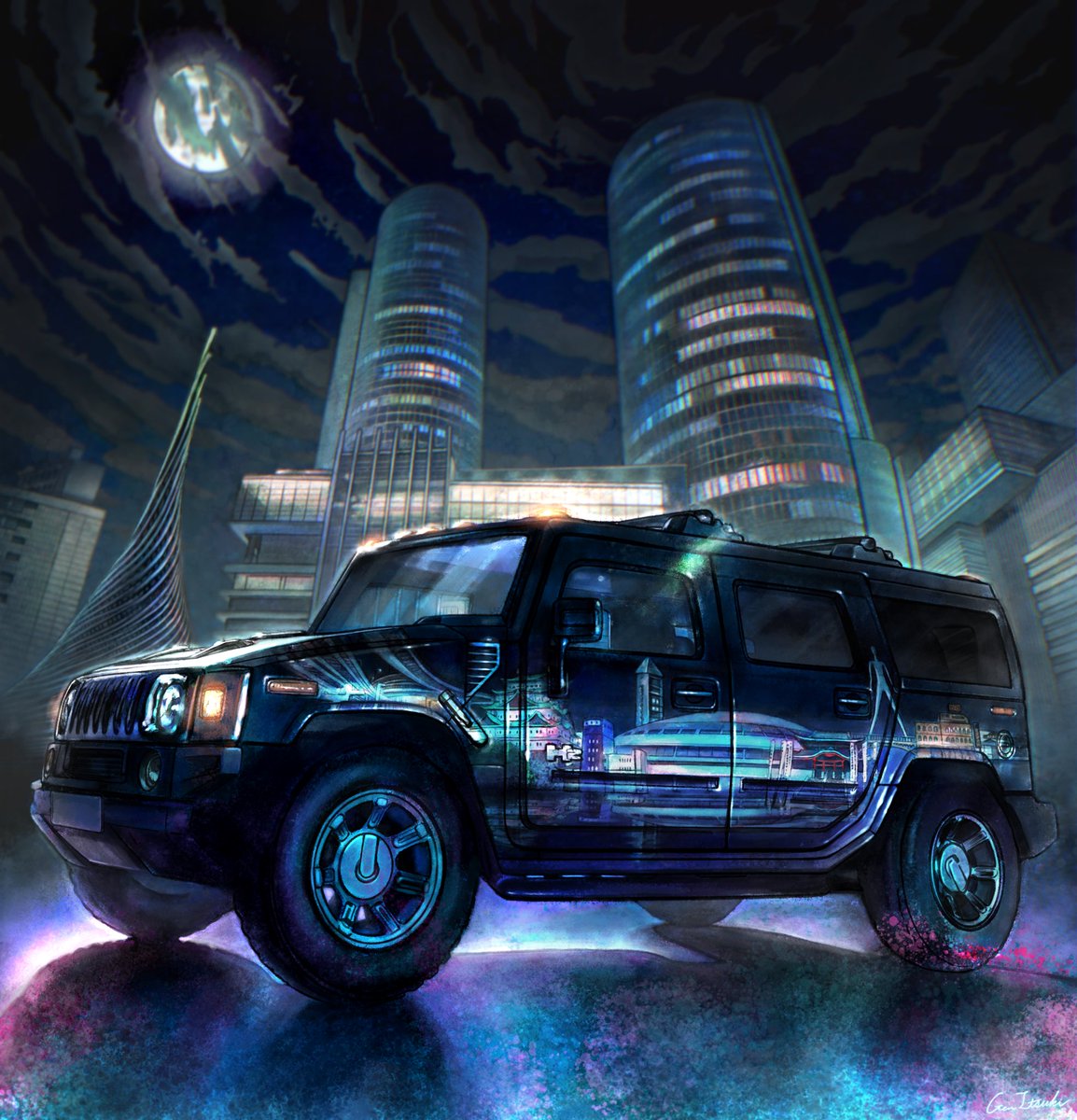 HUMMER H2

今日は名古屋を代表する、ラッパー TOKONA-Xの命日。
これは彼の曲から着想を得て描いたイラスト。昨年載せましたが加筆して再掲します。