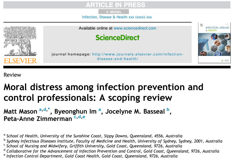 Griffith University Nursing & Midwifery (@griffithnursing) on Twitter photo 📢 Publication Alert 📢
Congratulations to Dr Peta-Anne Zimmerman (<a href="/IPCPau/">Peta-Anne Zimmerman</a>) & authors on your recent publication in Infection, Disease & Health <a href="/ACIPC/">ACIPC</a> <a href="/ElsevierNurse/">Elsevier for Nursing Professionals</a> <a href="/sciencedirect/">Elsevier | ScienceDirect</a>
Check it out here ⬇️
sciencedirect.com/science/articl… 📢 Publication Alert 📢
Congratulations to Dr Peta-Anne Zimmerman (<a href="/IPCPau/">Peta-Anne Zimmerman</a>) & authors on your recent publication in Infection, Disease & Health <a href="/ACIPC/">ACIPC</a> <a href="/ElsevierNurse/">Elsevier for Nursing Professionals</a> <a href="/sciencedirect/">Elsevier | ScienceDirect</a>
Check it out here ⬇️
sciencedirect.com/science/articl…