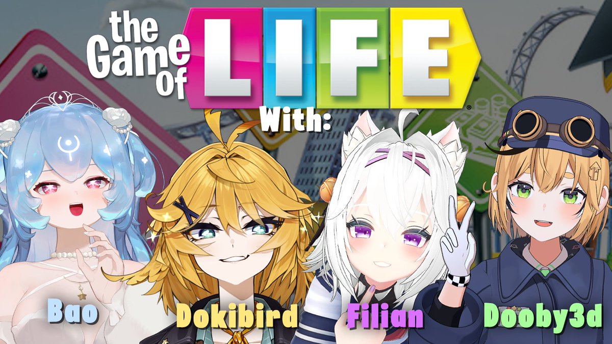 Hanging with @Baovtuber, @Dokibird, and @Dooby3D tomorrow on my Twitch, 3pm PST

Life