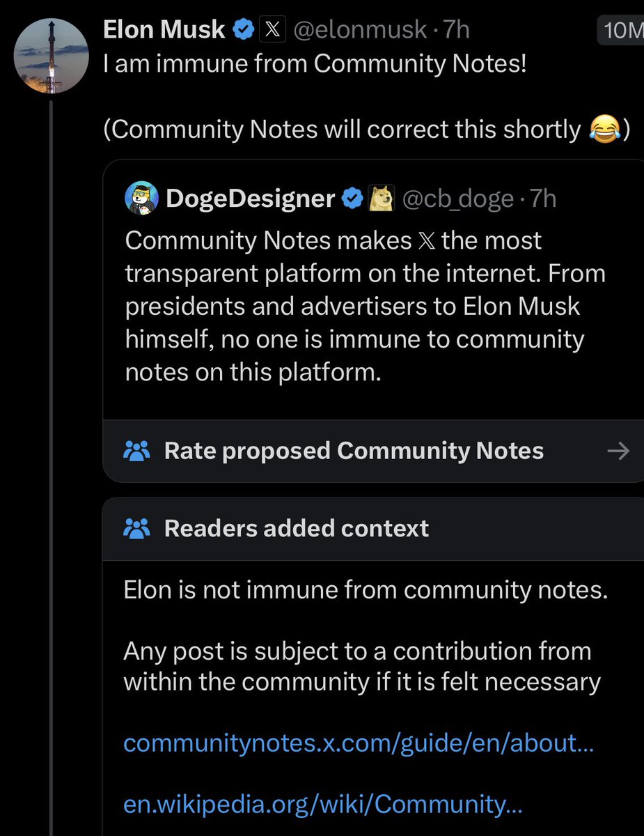 Elon Musk tweet media