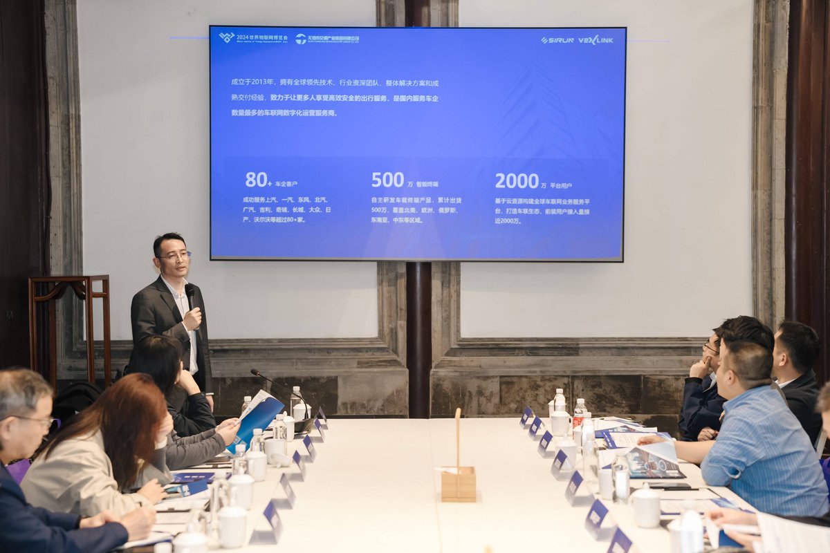 sirunmedia's tweet image. Wuxi Hosts Inspiring Salon on Vehicle-Road-Cloud Integration！ Liu Zhijie, our deputy general manager at Sirun, delivered a fascinating speech titled &quot;The Commercial Practice and Application of Vehicle-Road-Cloud Collaboration in Automobile Enterprises.&quot;
#IntelligentNetworking