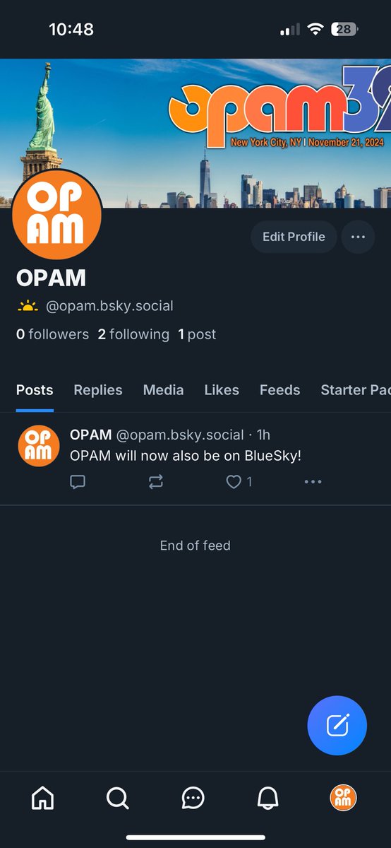 OPAMconference's tweet image. We are now on BlueSky
