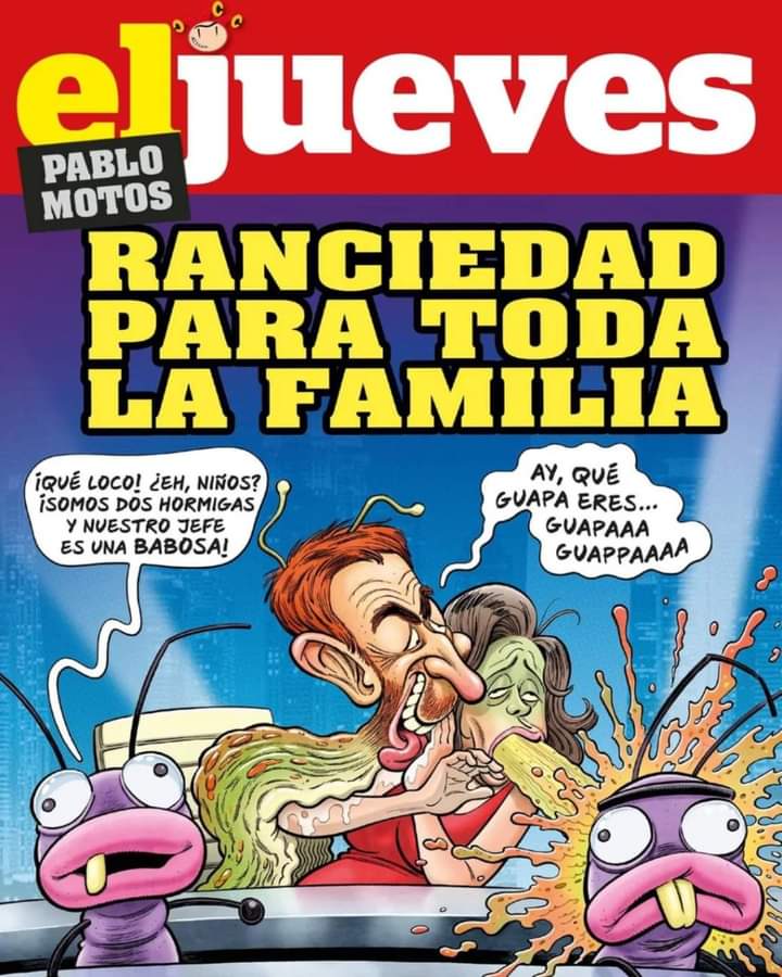 alfbierzo's tweet photo. El Hormiguero veta a Jorge Martín a ir a #larevuelta . Así acaba de denunciarlo en el programa David Broncano, después de "años" de presiones del equipo de Pablo Motos. qué necesidad, si ya tienen a Juan del Val que se lleva a la audiencia él solito. #revistaeljueves #españa https://t.co/73N5smUuMT