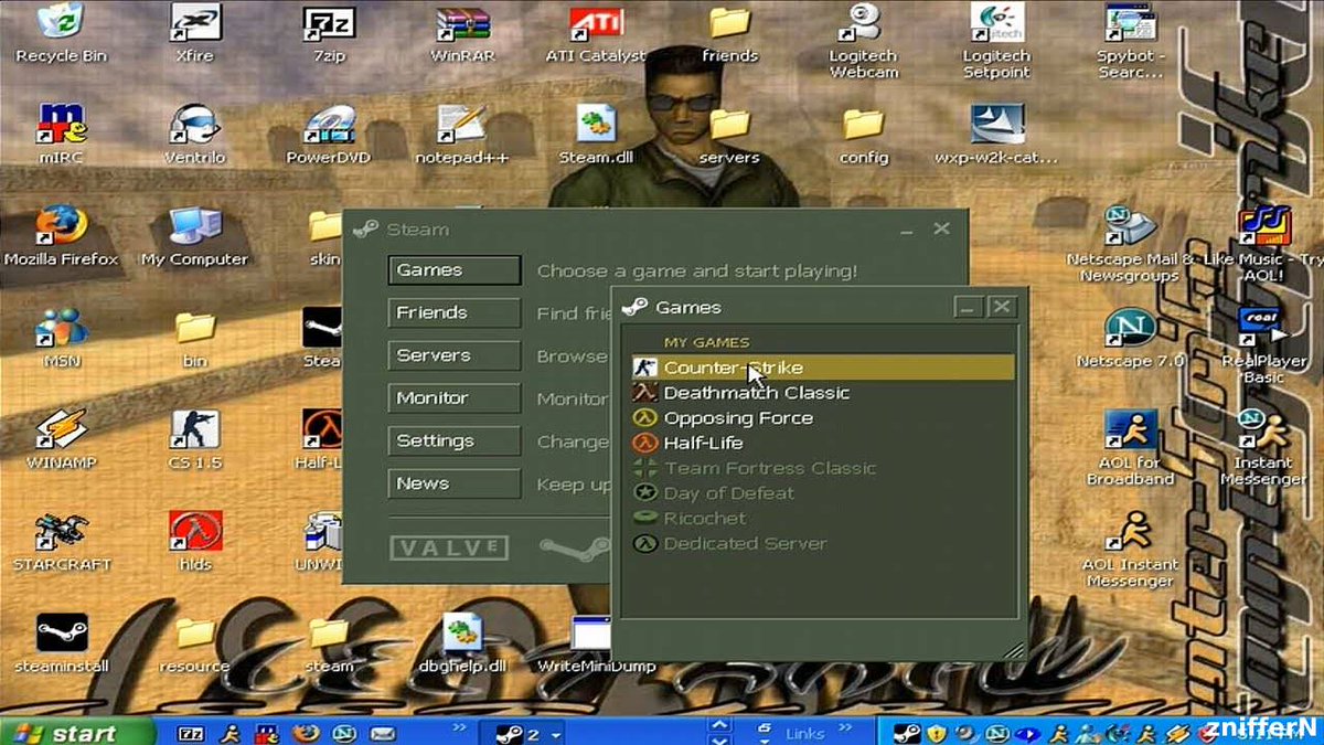 skinflowgg's tweet photo. How old were you when this Steam UI was a thing?