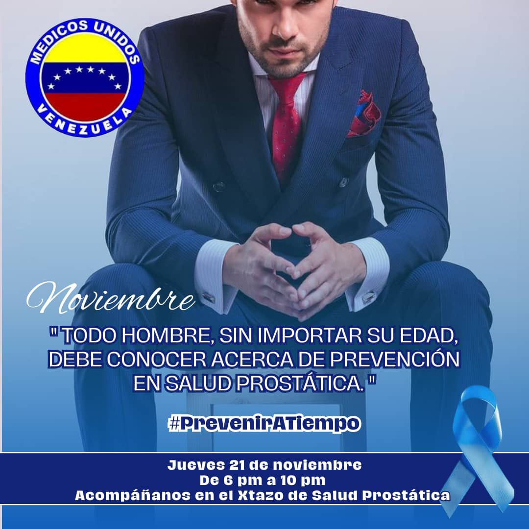 MUVvargas's tweet photo. Los hombres, sin importar su edad, deben  conocer sobre salud próstatica, un tema inherente a ellos y que requiere vigilancia y prevención, sobre todo a partir de los 45 años.

Noviembre es el mes para asistir a la consulta Urológica

*#PrevenirATiempo* https://t.co/PcZc9UYywh
