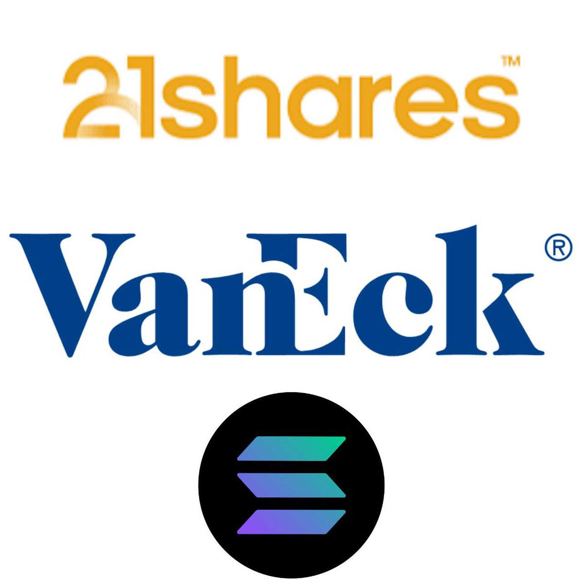 _LeFinancier's tweet photo. 🚨 21Shares et VanEck déposent une demande pour un ETF Solana Spot auprès du CBOE. https://t.co/lIqThUUIwc