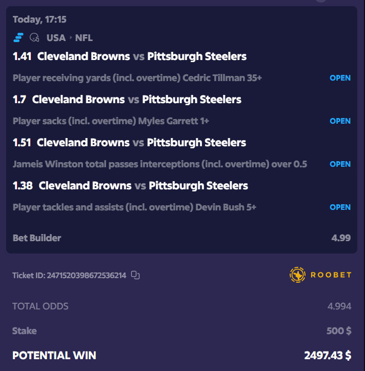 🦘🏈 @roobet hooked it up with $500 for the Thursday night game. Lemme see what you are betting on tonight and drop your username... I'll bless a few of you if this hits.