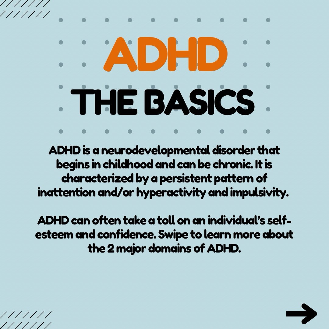 therapy_houston's tweet photo. ADHD can affect many aspects of a person's life! Swipe through to learn more about the symptoms.

Houston Therapy is here to help you on your journey of gaining insight about yourself &amp; minimizing symptoms.

https://t.co/y5s4Bg3uik

#houstontherapy #therapist #adhd #adhdawareness https://t.co/HxT5h7cSjh