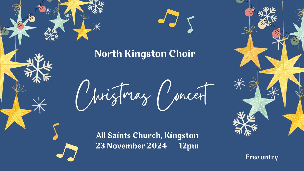 If you're visiting Kingston's Christmas Market this Saturday around noon time pop into <a href="/HeritageASK/">All Saints Kingston</a> for some free festive music!