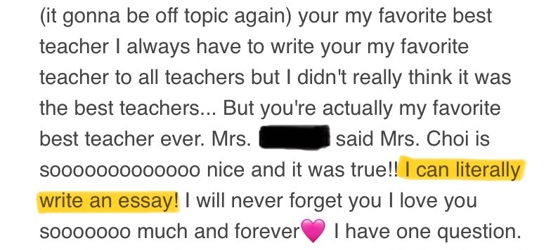 elizabeth choi (@mrs_ebchoi) on Twitter photo when perseverance in sharing the writing process pays off… we all worked hard for these results! when perseverance in sharing the writing process pays off… we all worked hard for these results!