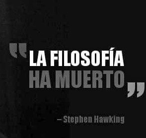 AnthropoGux's tweet photo. Hoy, día mundial de la filosofía, revisamos la polémica frase que aparece en el libro "El gran diseño" del físico Stephen Hawking y el matemático Leonard Mlodinow: 
"LA FILOSOFÍA HA MUERTO".

¿En qué aciertan y en qué se equivocan los autores del libro? https://t.co/go03hT7SGB