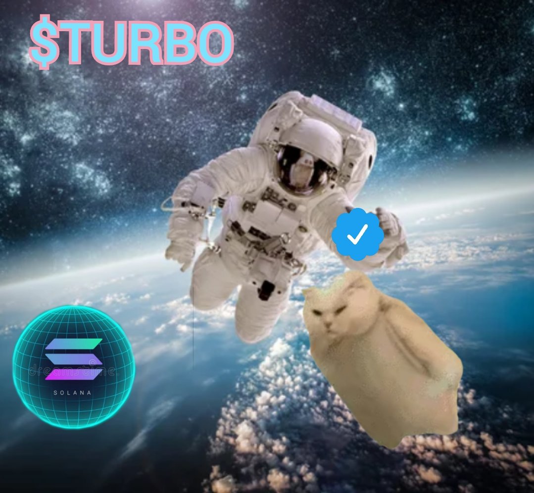 TurboCat_Sol's tweet photo. From the depths of deep space.... $TURBO Cat on $SOL has made it back with the X Verified Blue Tick... Now on to the cosmos and beyond... Only Go Up! #SpaceX #MemeFi #CryptoNews 
Come join our Telegram https://t.co/d99zADXZmS https://t.co/qUvTdyo5Ah