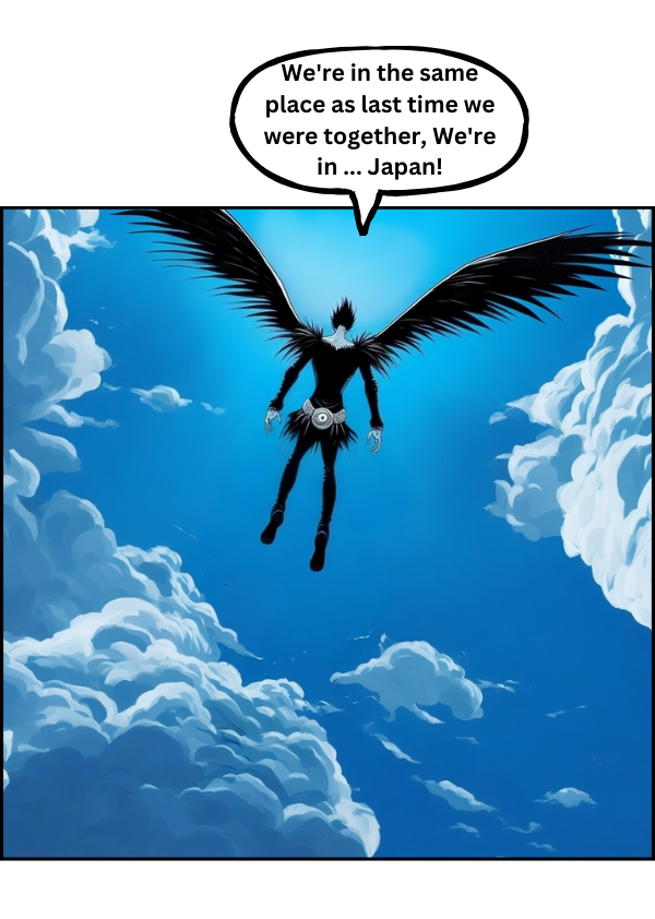 L lawliet and Light Yagami stepped into the human realm, from chapter 4 of [The 10 Death Note Users] #DEATHNOTE