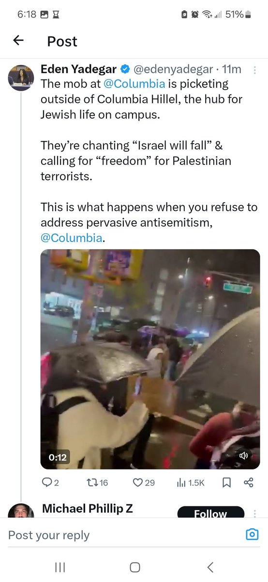 jina_huh's tweet photo. @MichaelPhillipz @edenyadegar @EYakoby @Columbia Is this you, American Communist Party "total douche" in #Dallas, #Texas?

How many Jews have you met IRL? How many Jews are you friends with? Since when is trashing a Jewish Am female university student (whom you don't know) totally kosher?

#problematicprotestonline
#respectJews https://t.co/waaCp2LFpf