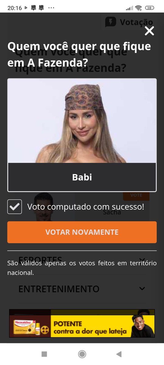 fran_phb's tweet photo. Só tenho uma coisa pra dizer: SE A DYVA ERROU, FOI TENTANDO ACERTAR!!!

#EliminaçãoAFazenda 
#FicaBabi
#forasacha 
#AFazenda https://t.co/SSEckOKwn4