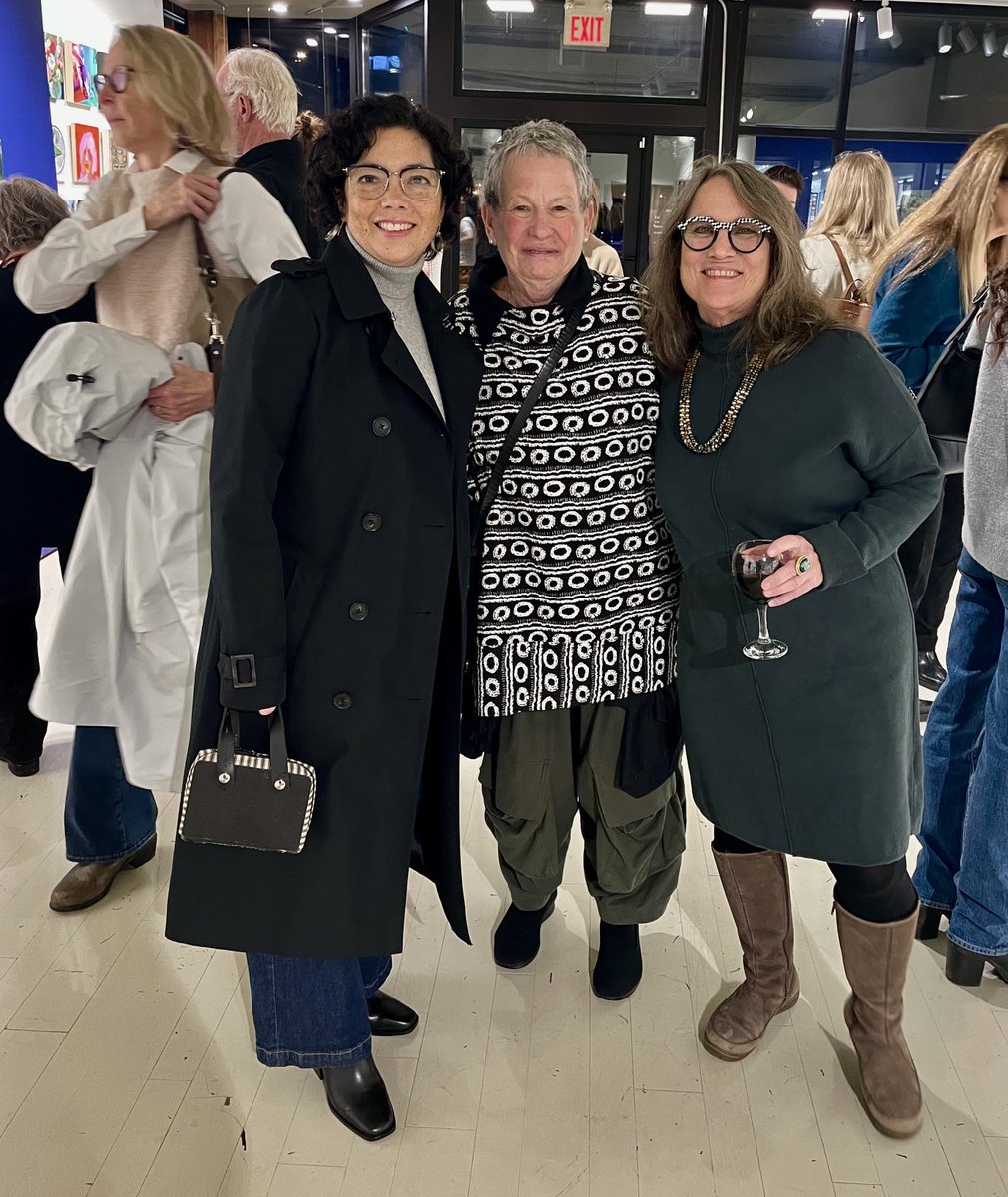 Fabulous Evening at #WallSpaceGallery #JoyKardish #RandyEngelberg #PatriciaBarr