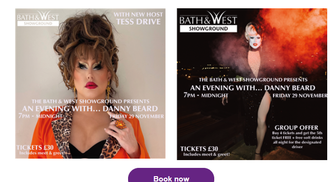 Just got an email from Bath and West Showground. My reply: 

"OK, drag queens. What on Earth gives you the idea that I, or any of your other email recipients, want to see drag queens?"

OK, it may be funny for a bloke to dress up as a parody of a woman in a Pythonesque way or for