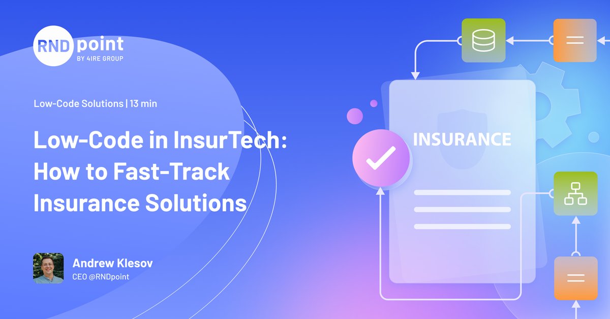 RND_Point's tweet photo. 🚨Curious to learn how low-code can redefine your insurance workflows?

Read the full article and get inspired 👉
https://t.co/YaH5TC0CbJ

#insurance #insurtech #lowcode https://t.co/e7K6k8z909