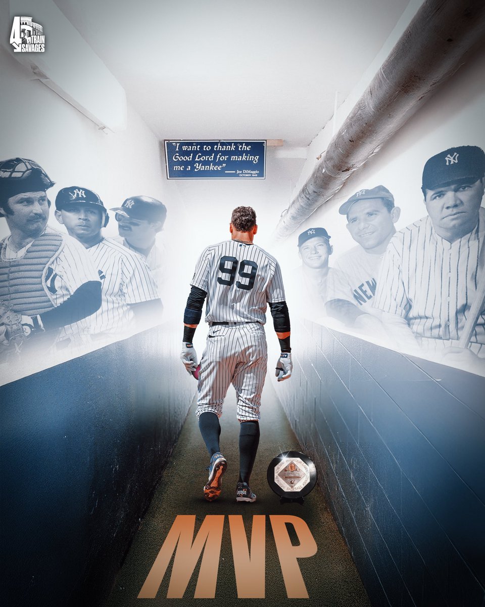 FourSavages's tweet photo. Aaron Judge wins the 2024 AL MVP 🏆 https://t.co/2wJJp5JqKg