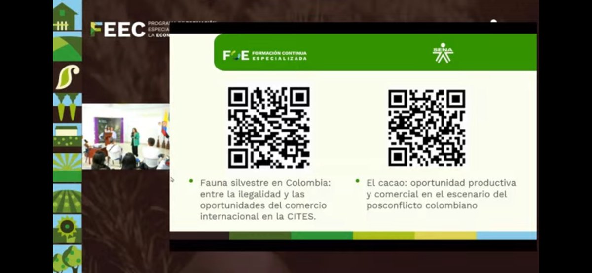 ✨¡Aesa presente en la Semana Nacional de Transferencia de Conocimiento 2024!✨

💻Hoy participamos de forma virtual en las conferencias dictadas desde Puerto Orito, Putumayo, sobre diferentes temáticas relacionadas con la fauna y la biodiversidad del departamento. 
@RusbyVargas