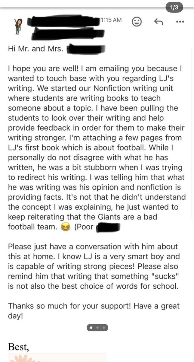 PHLEaglesNation's tweet photo. This young #Eagles fan student named LJ was tasked with writing a non-fiction book on any topic he wanted— He chose to write about how much the Giants suck. 😂😂😂

Despite what the teacher’s email says: LJ absolutely understood the assignment. 

A+

(via DanyelleF on Reddit) https://t.co/RAB2DVlU4B
