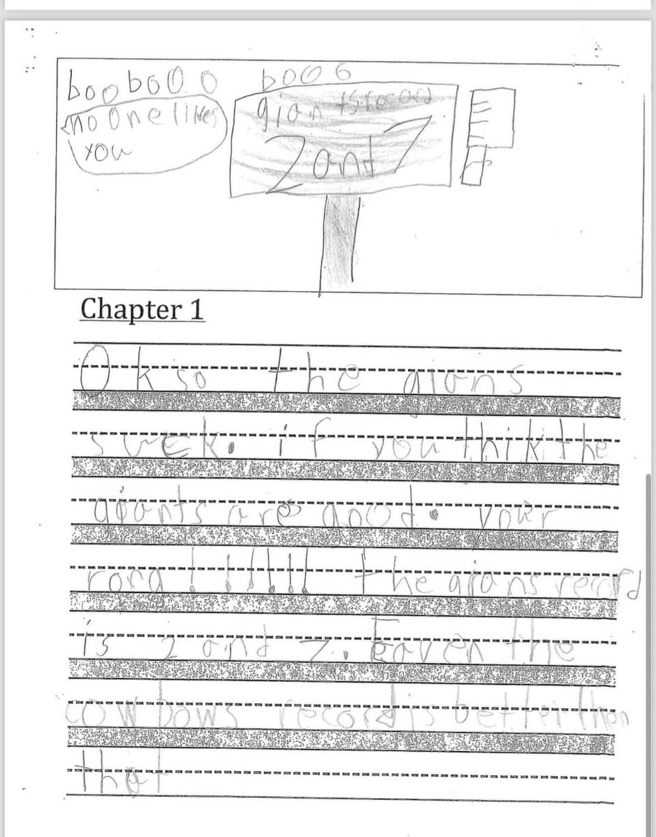 This young #Eagles fan student named LJ was tasked with writing a non-fiction book on any topic he wanted— He chose to write about how much the Giants suck. 😂😂😂

Despite what the teacher’s email says: LJ absolutely understood the assignment. 

A+

(via DanyelleF on Reddit)