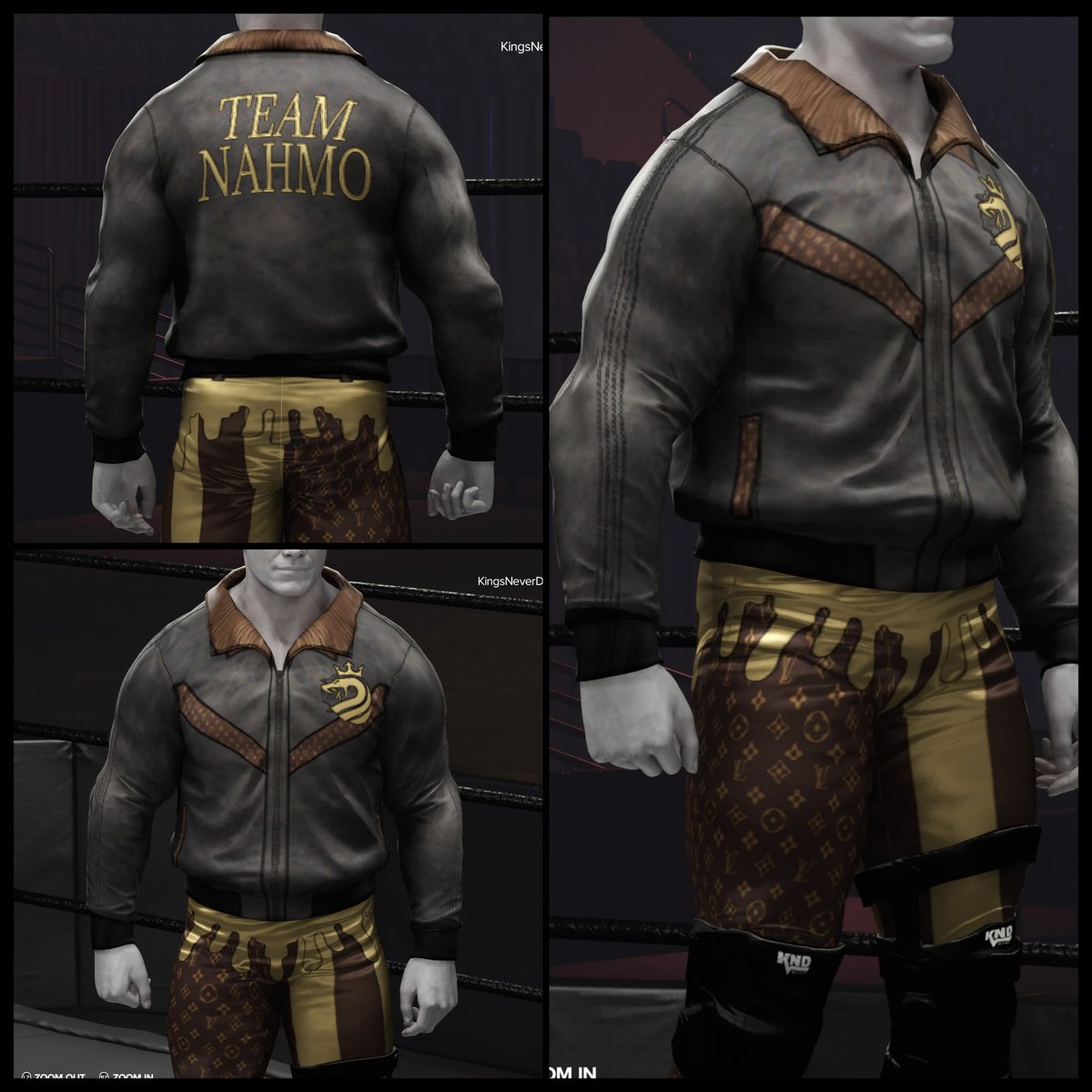 Daddy's back! 

Was asked to rework/remake an attire that he had previously commissioned by someone else and then so make the jacket! 

Love how this come out! #WWE2K24