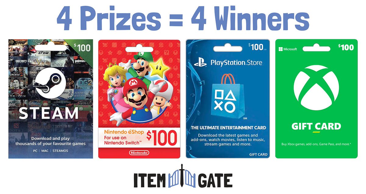 itemgatestudios's tweet image. Our first game isn't out yet... so how about we just give away some gift cards for the holidays!?

🎁GIVEAWAY!🎁
- Follow us!
- Like this post
- Retweet this post
- Comment the card you want

Ends Dec 15th!
