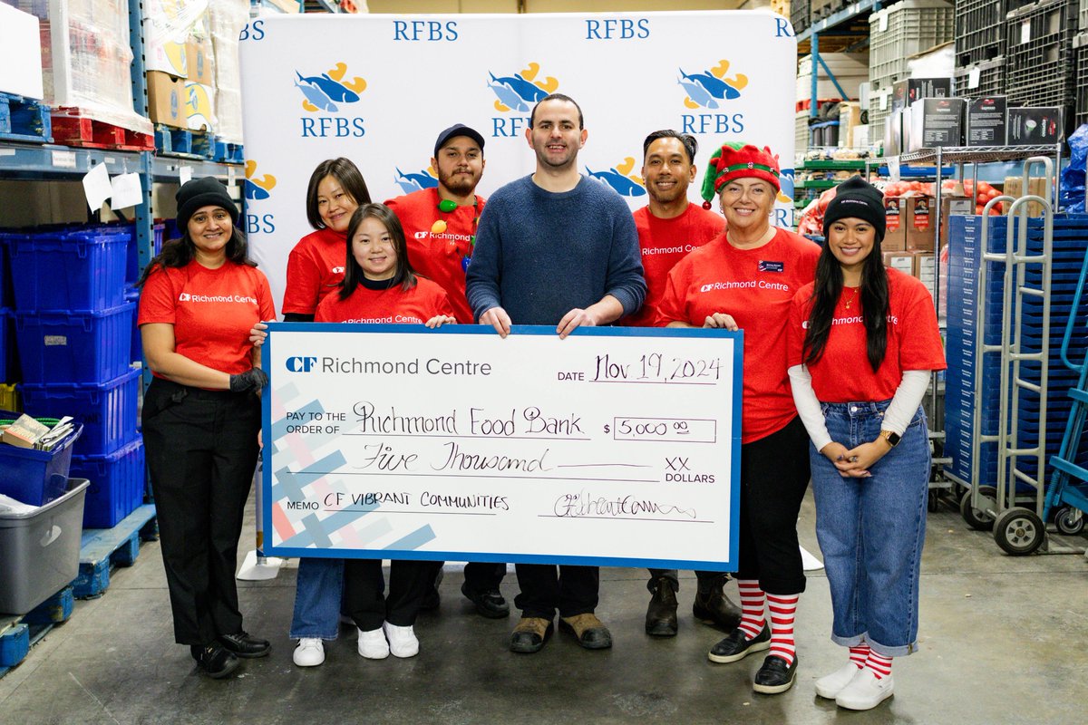 Richmond Food Bank Society (@rfbsociety) on Twitter photo A huge thank you to the team at <a href="/CadFairview/">Cadillac Fairview</a> for volunteering at the Richmond Food Bank this week, repacking rice, assembling hampers, and making a generous donation! ๐
#RichmondFoodBank #RichmondBC A huge thank you to the team at <a href="/CadFairview/">Cadillac Fairview</a> for volunteering at the Richmond Food Bank this week, repacking rice, assembling hampers, and making a generous donation! ๐
#RichmondFoodBank #RichmondBC