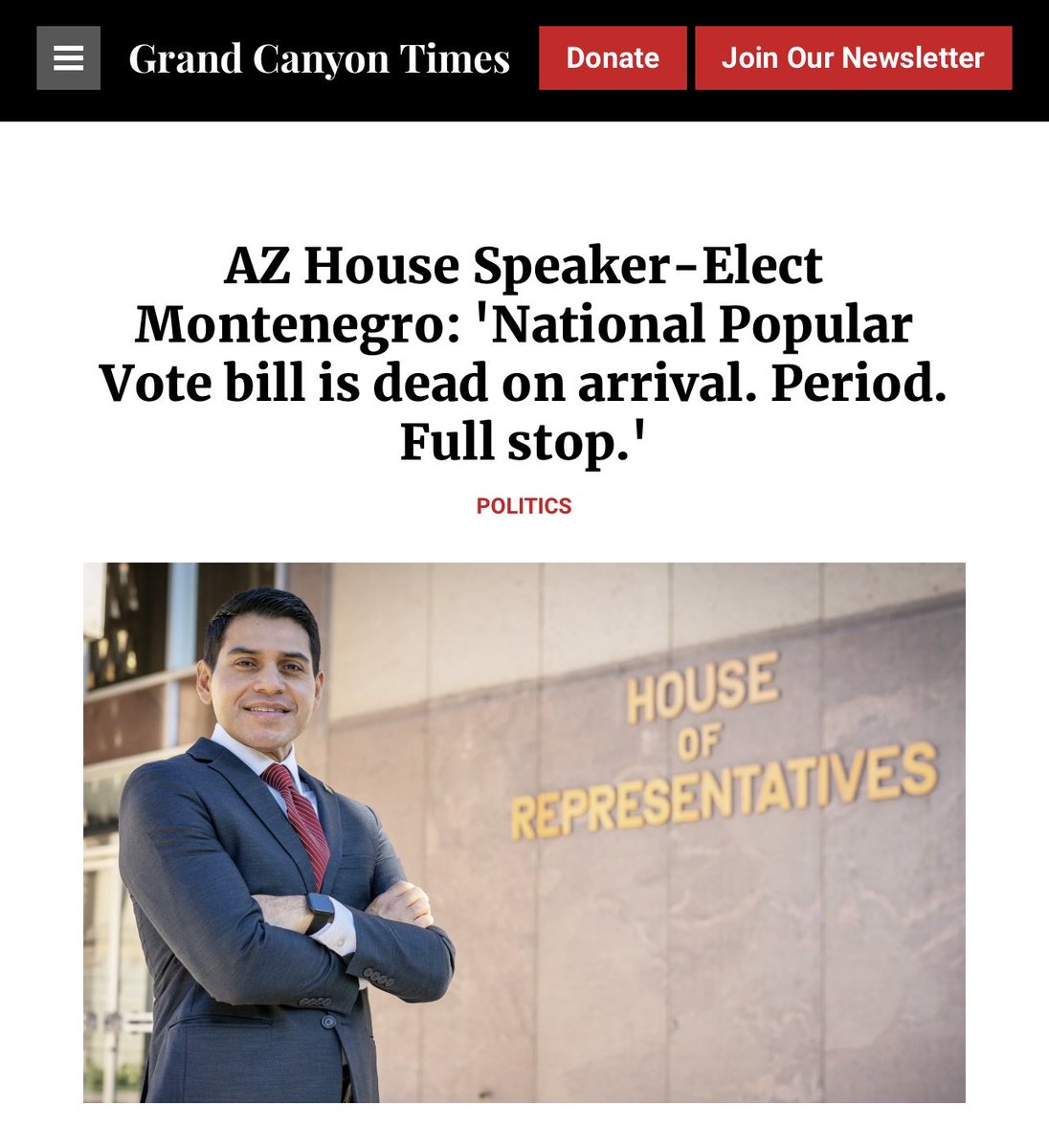 SteveCortes's tweet photo. Even though Pres Trump amazingly won both - the popular vote and the electoral tally  - we recognize the wisdom of the Founders and the Electoral College.

⁦New AZ House Speaker @SteveMontenegro⁩ is a rising star of America First.

https://t.co/obhIydZIGu https://t.co/fkaMzd17Vz