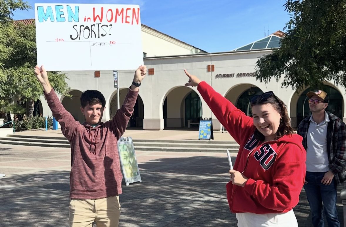 We’re protecting women’s sports  <a href="/TPUSAatSDSU/">Turning Point USA at SDSU</a> !! 🩷🇺🇸