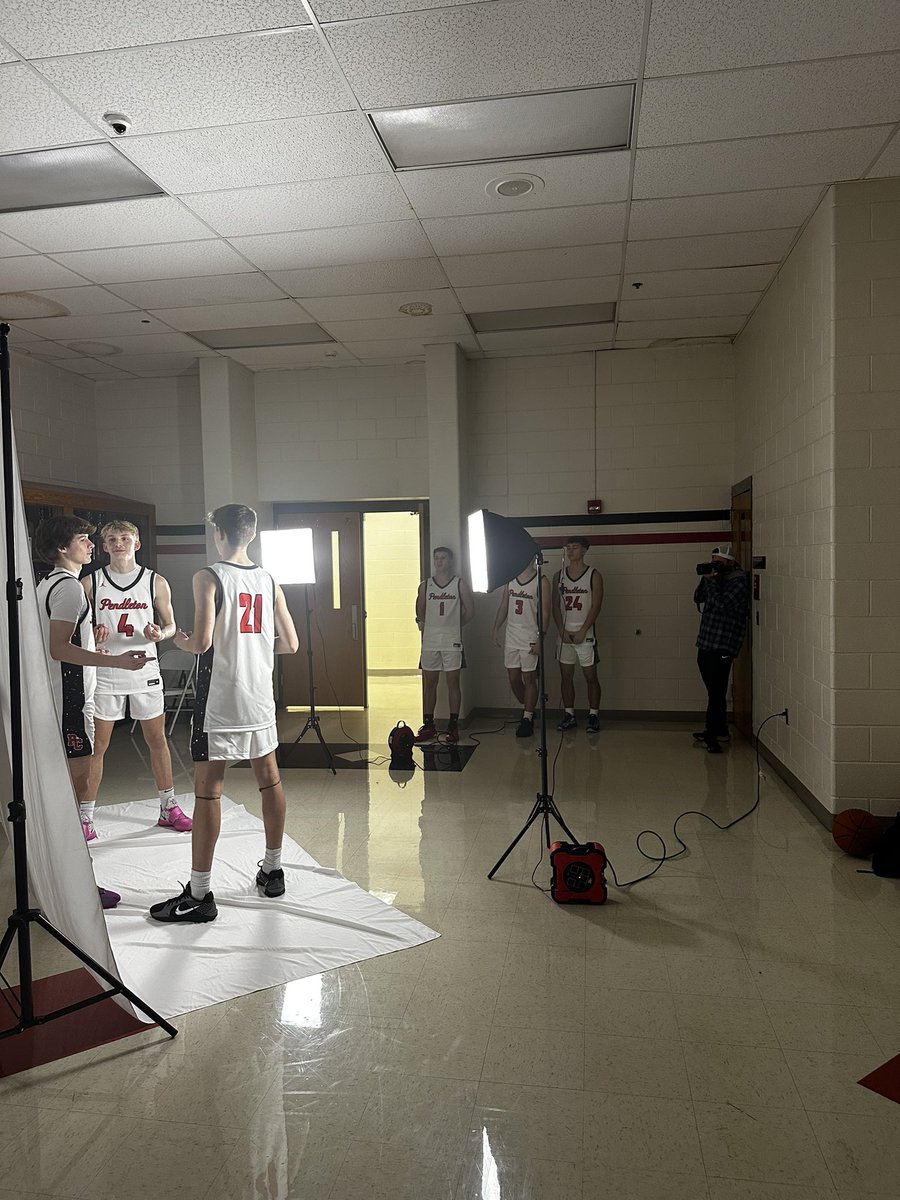 Behind the scenes at media day!