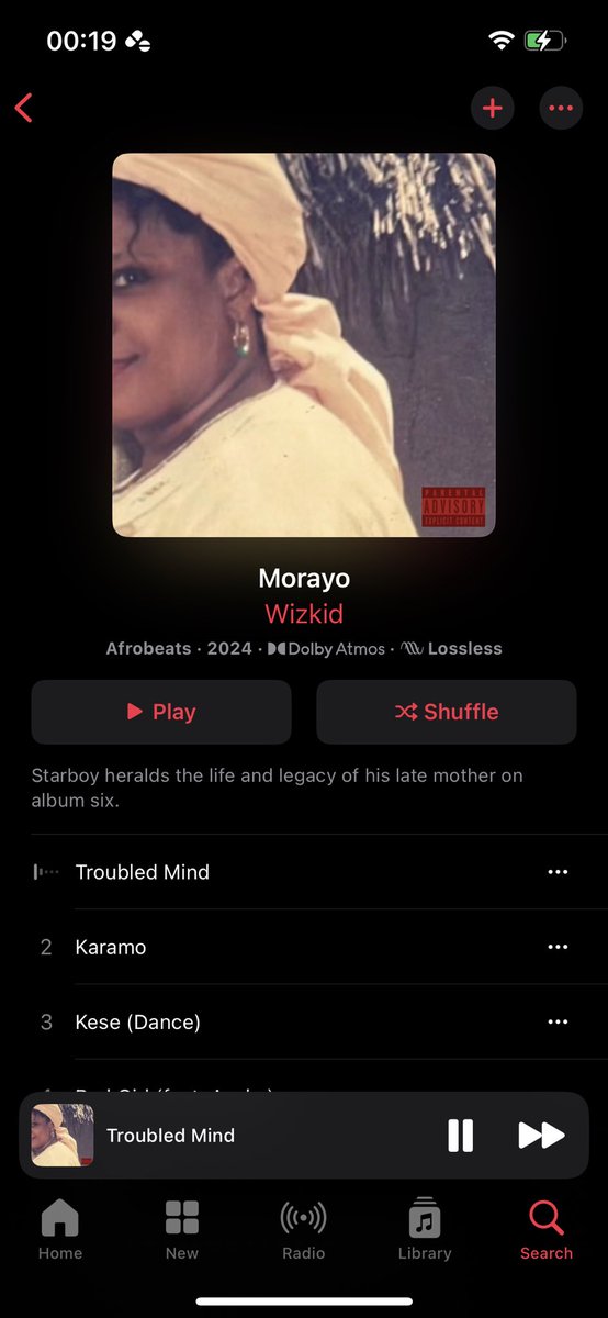jspphh_'s tweet photo. @wizkidayo this has to be the best album songs roll out i’ve heard my whole lifeeeee!….literally went from fast to slow back to fast😭#Morayo #Wizkid https://t.co/mWG2t5XXNc