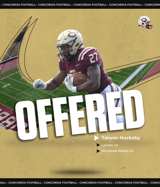 Taiwan Huckaby (@taiwan_huckaby) on Twitter photo After a great conversation with <a href="/CoachBakk/">Coach Bakken</a> i am very blessed to receive a offer from <a href="/CobberSID/">Cobber Athletics</a> @MPHS_Football <a href="/CoachElauer51/">Coach Lauer</a> @MPPrideCoach <a href="/AaronFrana/">Aaron Frana</a> After a great conversation with <a href="/CoachBakk/">Coach Bakken</a> i am very blessed to receive a offer from <a href="/CobberSID/">Cobber Athletics</a> @MPHS_Football <a href="/CoachElauer51/">Coach Lauer</a> @MPPrideCoach <a href="/AaronFrana/">Aaron Frana</a>