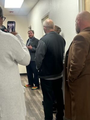ABQCityCouncil's tweet photo. An expanding homeless out reach service, an amazing Lobo win, a neighborhood meeting, learning more about D8’s power stability with PNM. Everyday I make it a goal to try to improve our district and our city. #abqccd8 #ABQCityCouncil #cityofalbuquerque #HopeWorks #unmlobos https://t.co/fvyCkRoRVo
