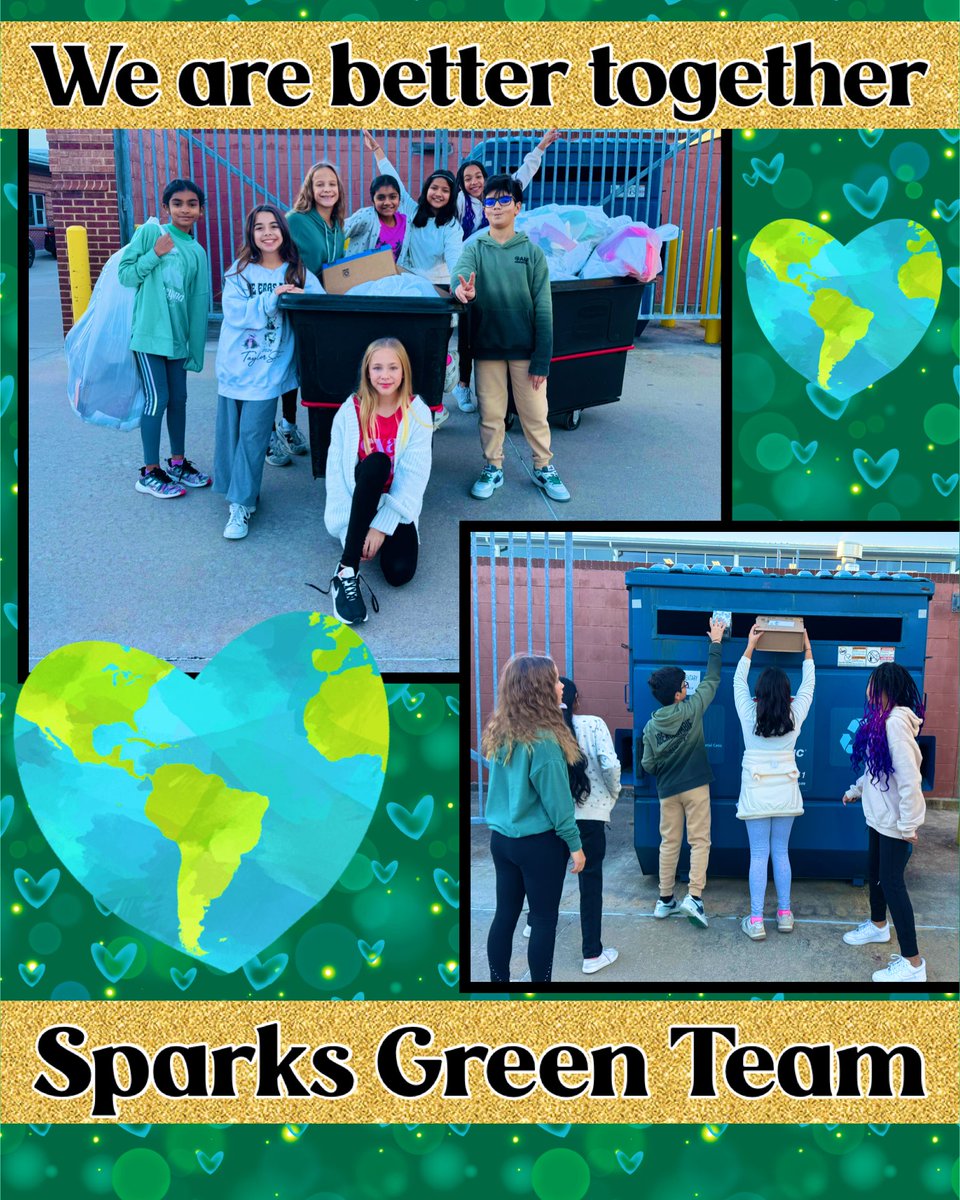 Coach Marsh (@coachmarsh_) on Twitter photo Great job this morning Green Team♻️♻️
<a href="/PtaSparks/">Sparks Elementary PTA</a> <a href="/SparksElemFISD/">Sparks Elementary</a> <a href="/SparklingFifth/">Sparkling Fifth</a> Great job this morning Green Team♻️♻️
<a href="/PtaSparks/">Sparks Elementary PTA</a> <a href="/SparksElemFISD/">Sparks Elementary</a> <a href="/SparklingFifth/">Sparkling Fifth</a>