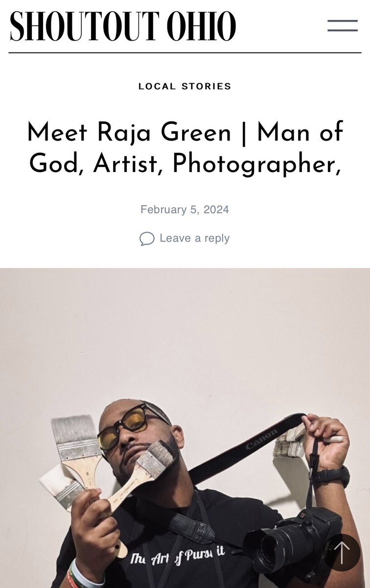 DoU_RajaDat's tweet photo. Ive been moving in my creativity so much and wearing multiple hats that I forgot back in February of this year I was in Shoutout Ohio magazine! Im always appreciative for the acknowledgments I receive operating in my craft and people taking an interest. https://t.co/NluOko5kqo