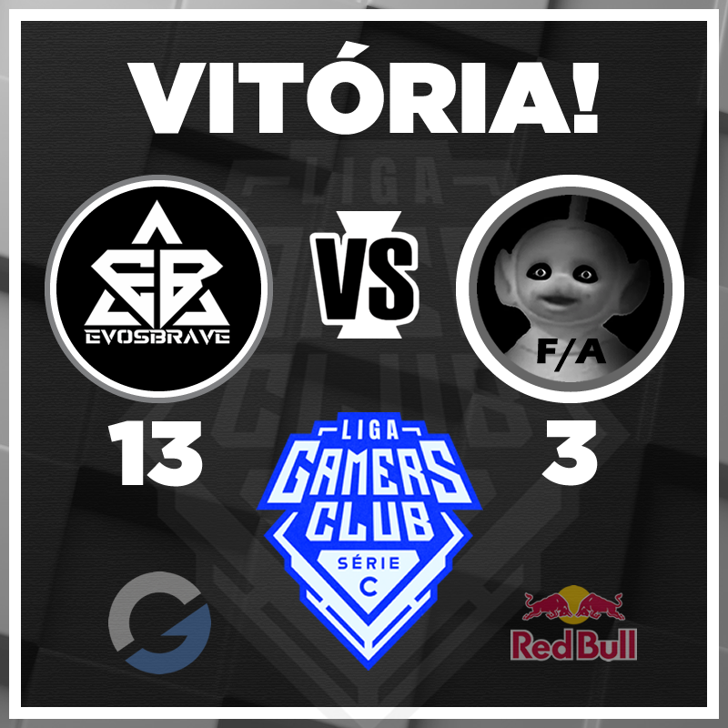 evosbrave's tweet photo. VITÓRIA!!!
Pela Série C @GamersClubCS
Derrotamos a equipe F/A (Friendship Above All) por 13x3.
#evosbrave #goevos #gamersclub #CS2 https://t.co/BevPkd1zMW