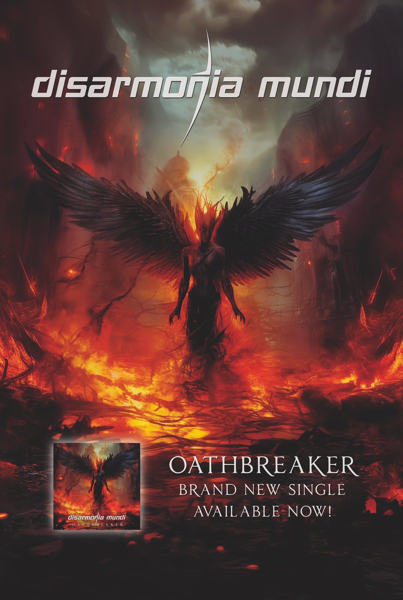 New single OATHBREAKER out now! (In EU, other timezones wait a few hours longer 😜)

#disarmoniamundi #melodeath #deathmetal