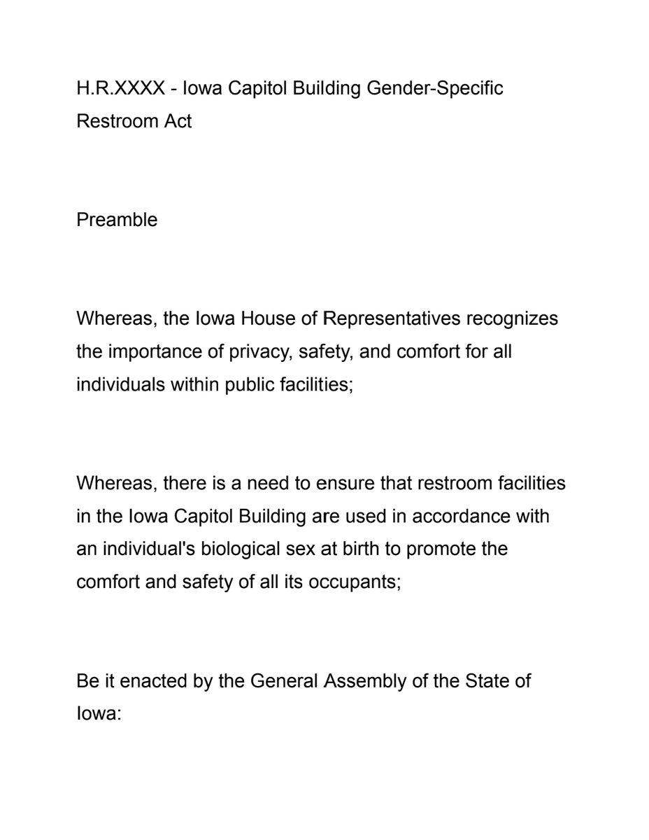 iowawatchmen's tweet photo. @WHO13news Hello @aimeforiowa! We're anxiously awaiting your arrival and hope to work with you this legislative session in making the Iowa Capitol a safer place to visit.  Here's an current draft of one of the bills we are working on for opening day of this session. https://t.co/fjszTOHuyW