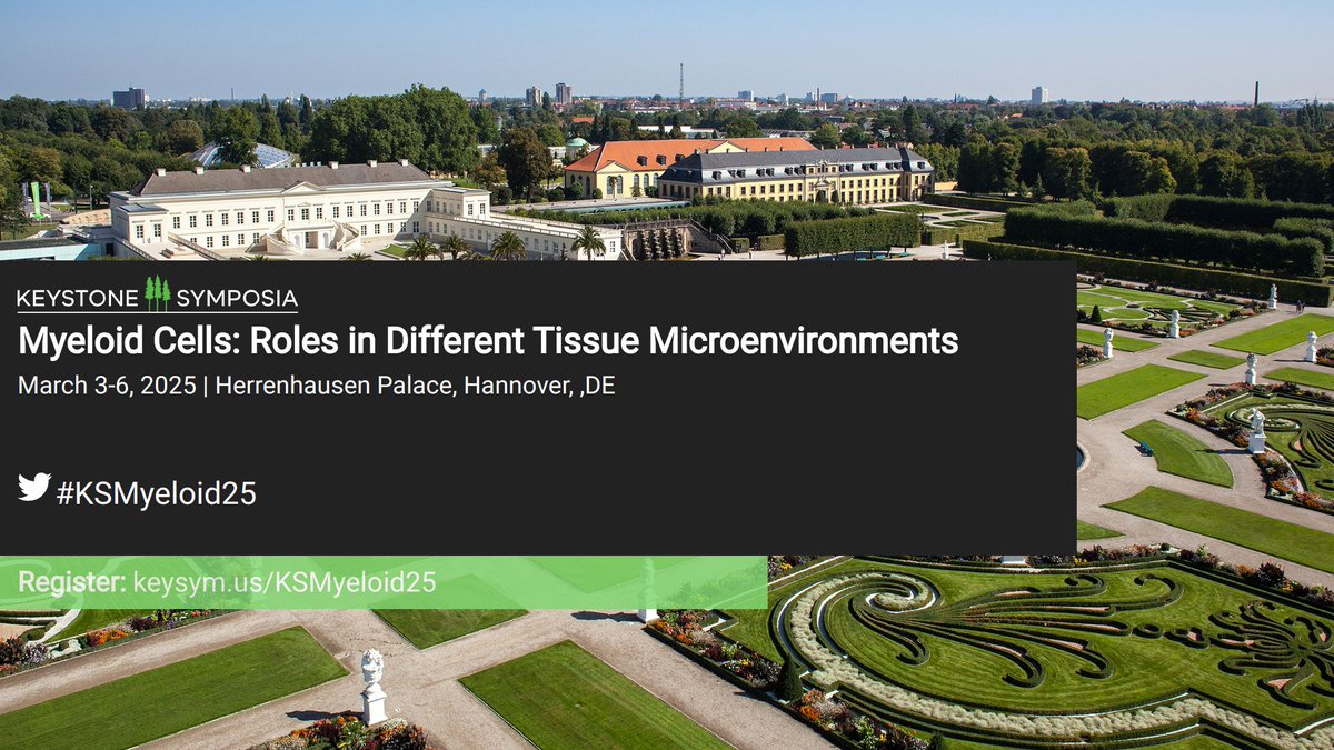 Keystone Symposia (@keystonesymp) on Twitter photo We're rounding out a stellar program of speakers with short talks. Who wants to join Florent Ginhoux, Filip K. Swirski and many others at Myeloid Cells? Submit your abstract by Dec. 5, 11:59pm! hubs.ly/Q02Z4_lP0 #KSMyeloid25 <a href="/SwirskiLab/">Fil Swirski & Scientists</a> <a href="/UdalovaLab/">Udalova Lab - Genomics of Inflammation</a> <a href="/Kubes_Lab/">kubeslab</a> We're rounding out a stellar program of speakers with short talks. Who wants to join Florent Ginhoux, Filip K. Swirski and many others at Myeloid Cells? Submit your abstract by Dec. 5, 11:59pm! hubs.ly/Q02Z4_lP0 #KSMyeloid25 <a href="/SwirskiLab/">Fil Swirski & Scientists</a> <a href="/UdalovaLab/">Udalova Lab - Genomics of Inflammation</a> <a href="/Kubes_Lab/">kubeslab</a>