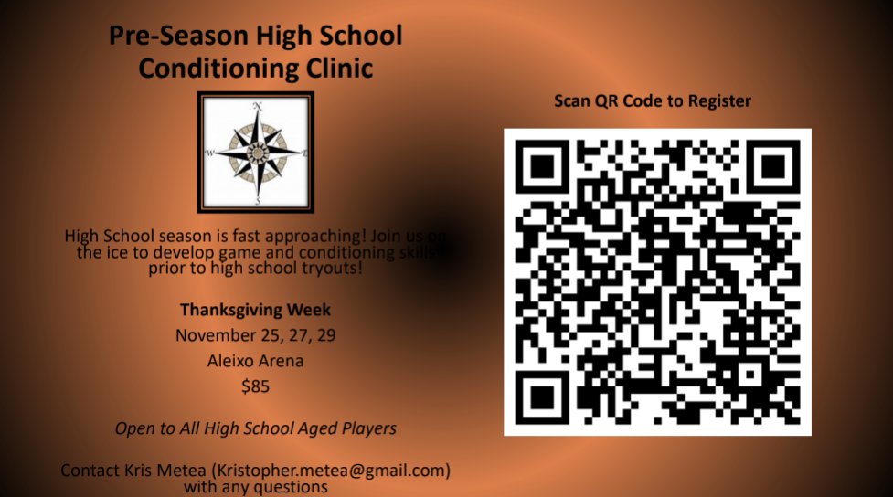VoyagerHockey's tweet image. Get more ice before Tryouts!

Limited spots available! Capped at 30. 

Join us Thanksgiving week!

Register now: form.jotform.com/230614923597159
