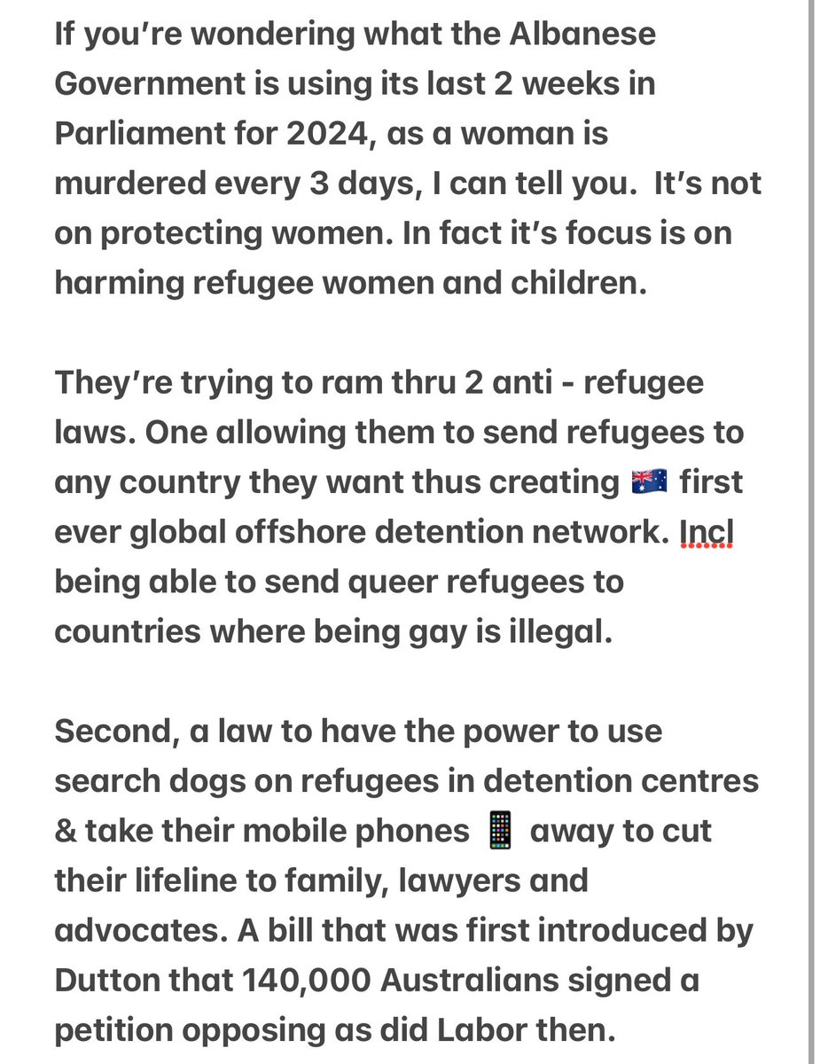 Priorities @albomp. I’ll be there with <a href="/janafavero/">Jana Favero 🇮🇹⚽️</a> in Parliament next week for the @asrc1 doing all we can to stop them 💪🏼