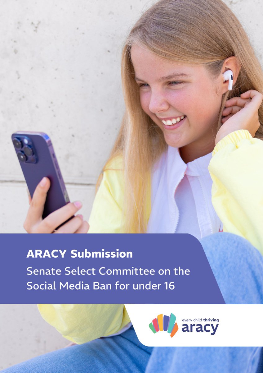 We oppose the proposed ban on social media for under-16s. Instead, we advocate for evidence-based, inclusive approaches that balance safety with young people's rights.

Read our Senate submission: hubs.la/Q02Z7d8c0

Today is the last day to submit: hubs.la/Q02Z7HBb0