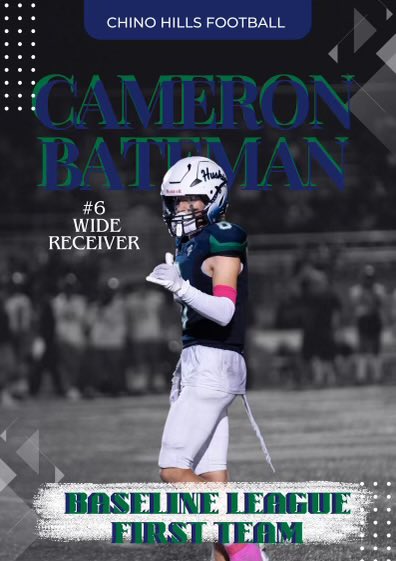 Coach Josh Dozal (@coachdozal) on Twitter photo All-Baseline league receivers are built here!!! <a href="/ChinoHills_FB/">Chino Hills HS Football</a>. Well deserved <a href="/c_bateman6/">Cameron Bateman</a> proud of you! ๐๐ป๐ฆพ All-Baseline league receivers are built here!!! <a href="/ChinoHills_FB/">Chino Hills HS Football</a>. Well deserved <a href="/c_bateman6/">Cameron Bateman</a> proud of you! ๐๐ป๐ฆพ