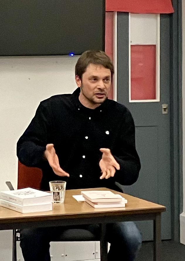 tuzzer's tweet photo. A great book launch this evening for work by Professor Thibaut Maus de Rolley. Followed by the CFFR event, a ‘taster’ celebration of a year of work, including Beaujolais nouveau, organised by Professor Patrick Bray. Many thanks to both colleagues for their work and contributions. https://t.co/vVHvbsvt5i