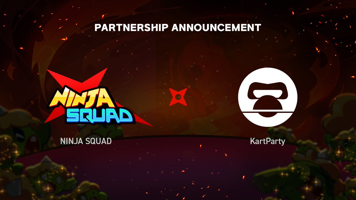 📣 BIG PARTNERSHIP NEWS! 📣
🥷 Ninja Squad x <a href="/KaKarbom/">KartParty</a> 🏎️

We’re thrilled to announce our official partnership with Kartparty, a Web3 racing social party-game that brings an immersive, modular gaming experience to players! With Kartparty, players can enjoy battle royale and
