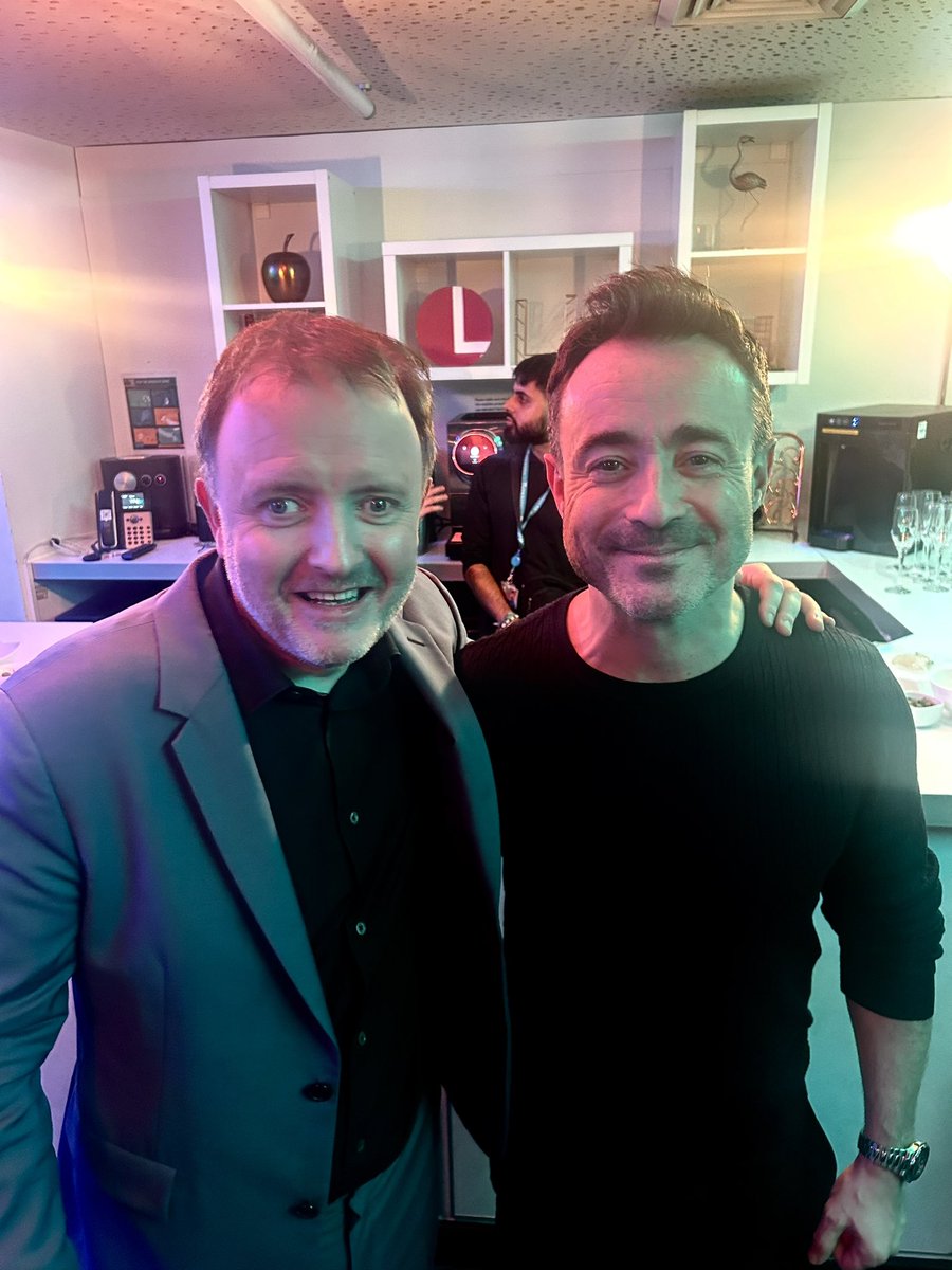 Great to meet lovely Strictly star <a href="/chrismccausland/">Chris McCausland - Pre-order my autobiography now!</a> tonight. Such an inspirational guy. 👍🏼