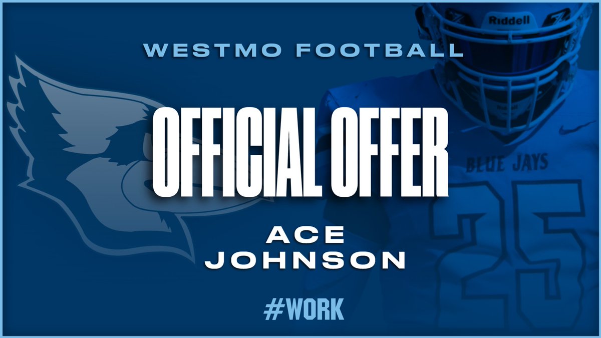 Ace Johnson (@piperacejohnson) on Twitter photo After a great phone call with <a href="/KrcmarDrew/">Drew Krcmar</a> I am blessed to receive an offer from <a href="/WESTMOFB/">Westminster College Football</a> <a href="/ChrisGomez54/">Chris Gomez</a> <a href="/coleworld50/">Coach Orrick</a> After a great phone call with <a href="/KrcmarDrew/">Drew Krcmar</a> I am blessed to receive an offer from <a href="/WESTMOFB/">Westminster College Football</a> <a href="/ChrisGomez54/">Chris Gomez</a> <a href="/coleworld50/">Coach Orrick</a>